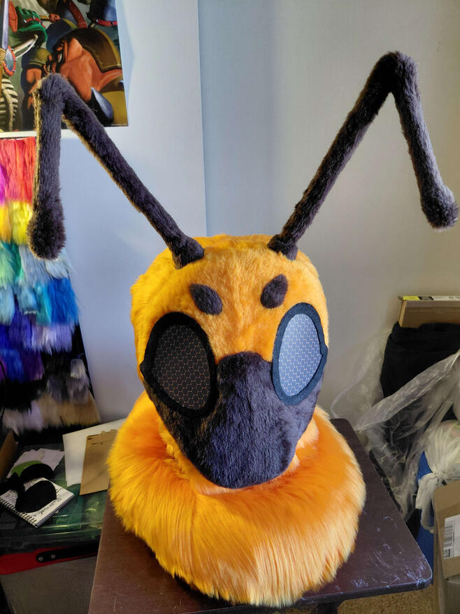 Bee Fursuit Head 2025